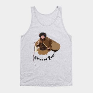 Dwight Schrute Cheer or Fear Belsnickel Art – The Office (black text) Tank Top